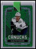 2025-26 O-Pee-Chee Platinum #R-83 Elias Pettersson Retro Green Laser #/75