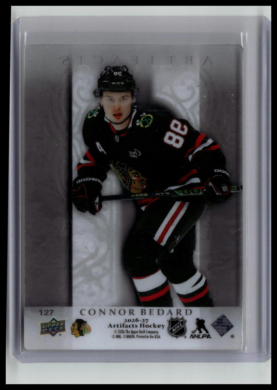 2026-27 Upper Deck Artifacts #127 Connor Bedard Plexi