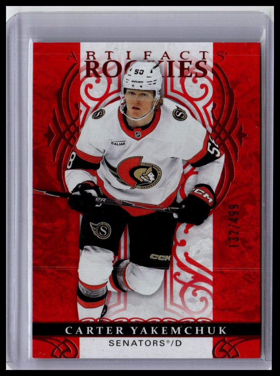 2026-27 Upper Deck Artifacts #173 Carter Yakemchuk Ruby #/499
