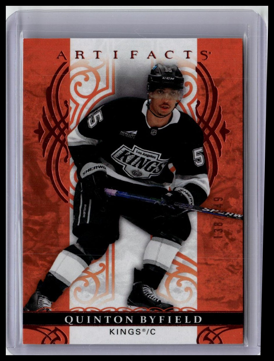 2026-27 Upper Deck Artifacts #21 Quinton Byfield Orange #/149