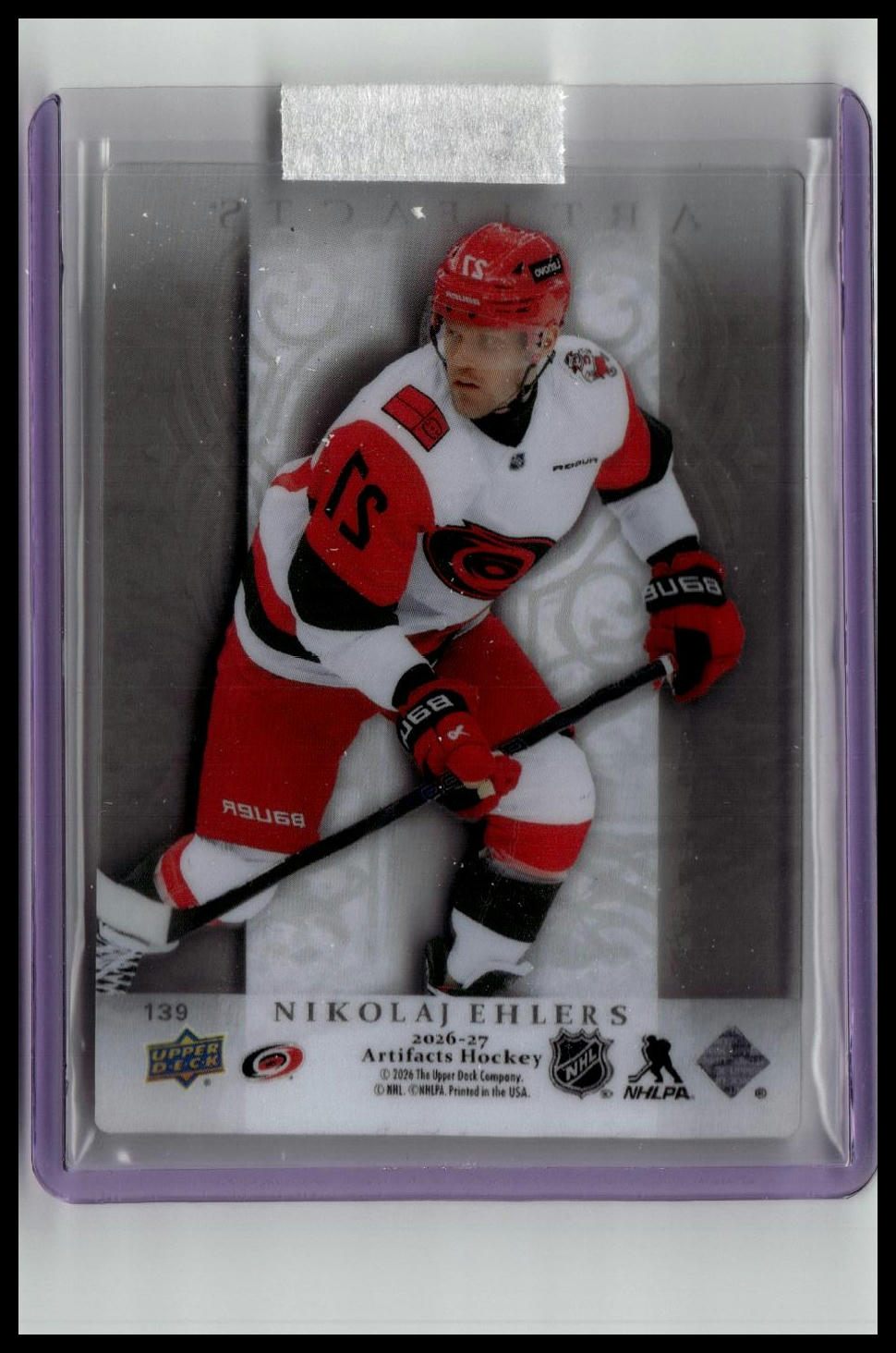2026-27 Upper Deck Artifacts #139 Nikolaj Ehlers Plexi