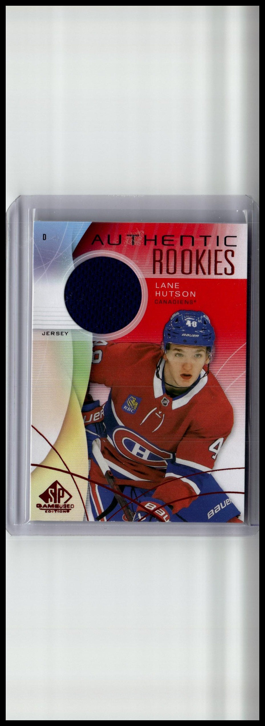 2024-25 SP Game Used #279 Lane Hutson Red Jersey