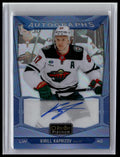 2024-25 O-Pee-Chee Platinum #BA-KK Kirill Kaprizov Blue Rainbow Autographs