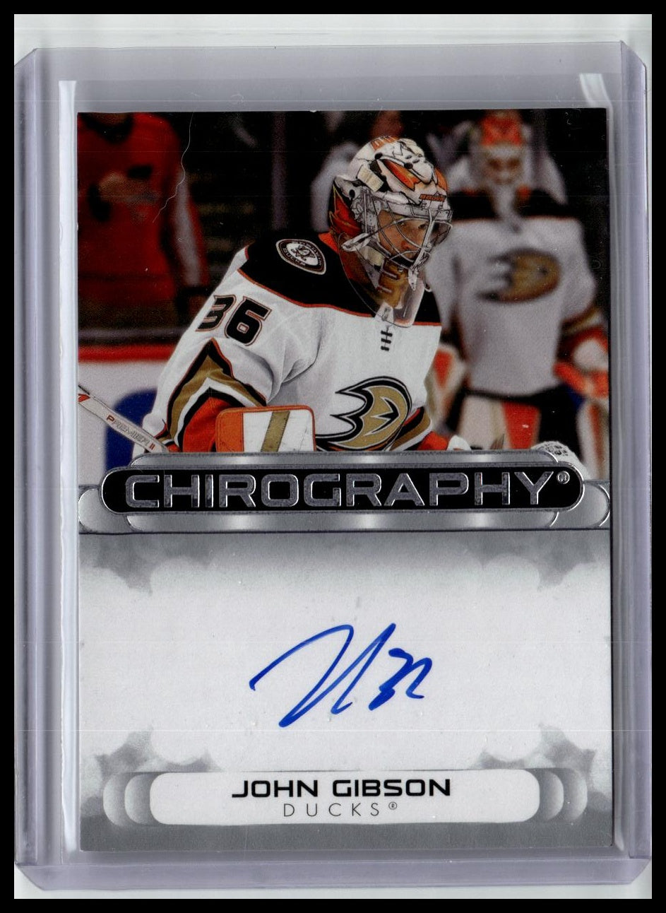 2023-24 John Gibson SP Authentic Chirography Auto