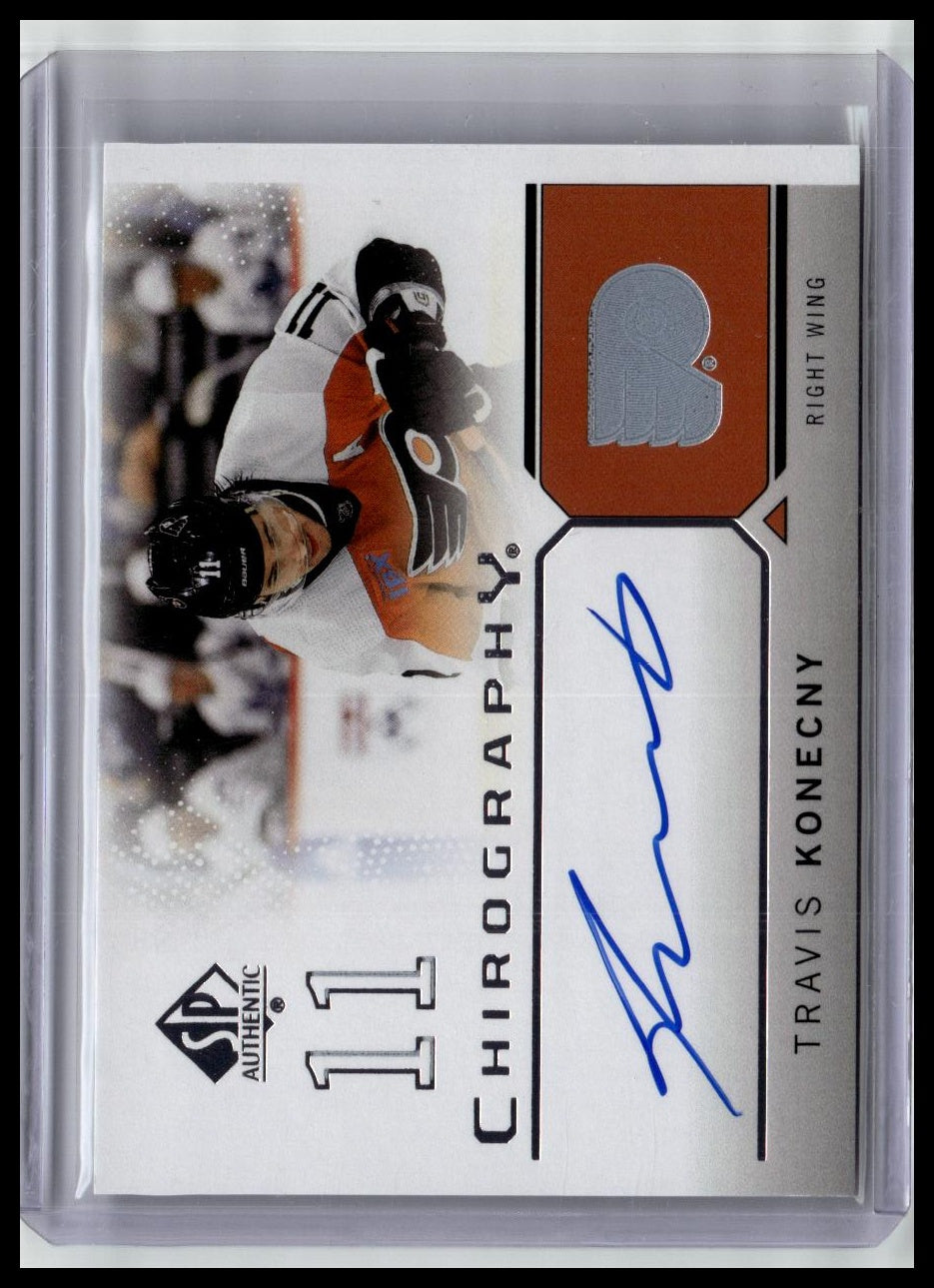 2024-25 SP Authentic #C-TK Travis Konecny Chirography