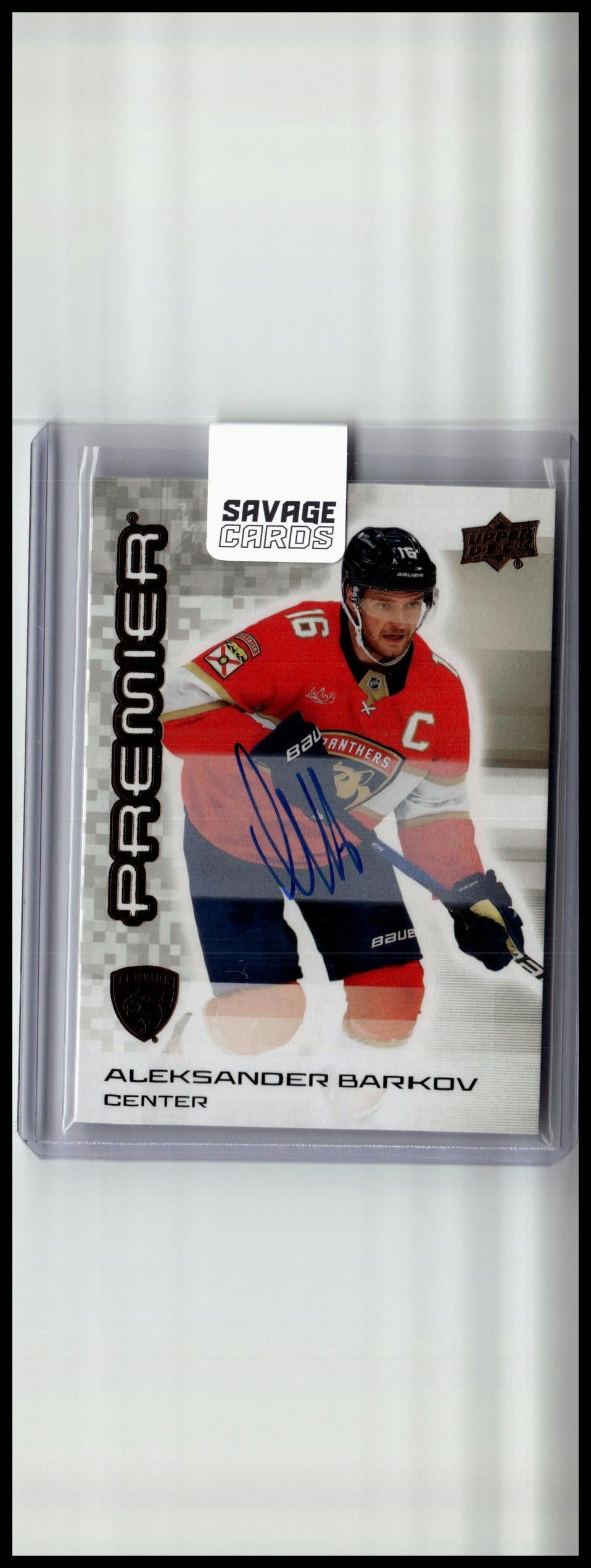 2024-25 Upper Deck Premier #43 Aleksander Barkov Bronze Auto