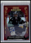 2021-22 Upper Deck Stature #91 Philipp Grubauer Autographs Red #/25