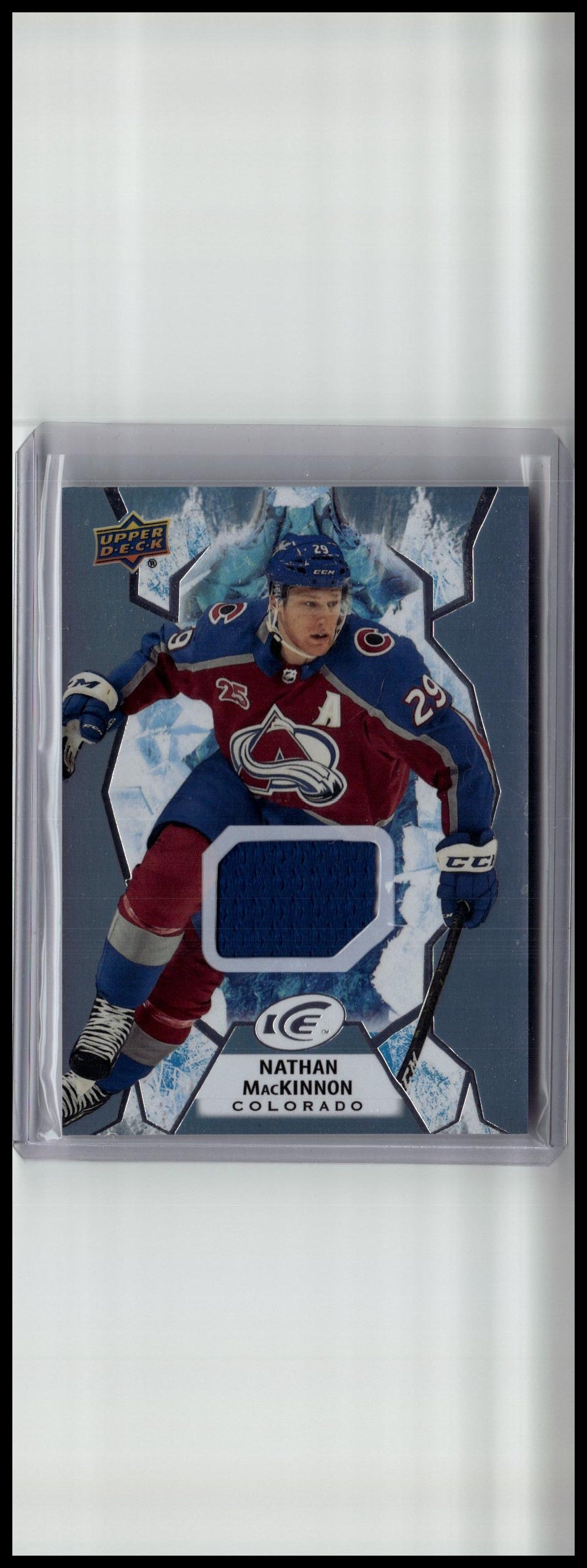 2021-22 Upper Deck Ice #56 Nathan MacKinnon Jersey