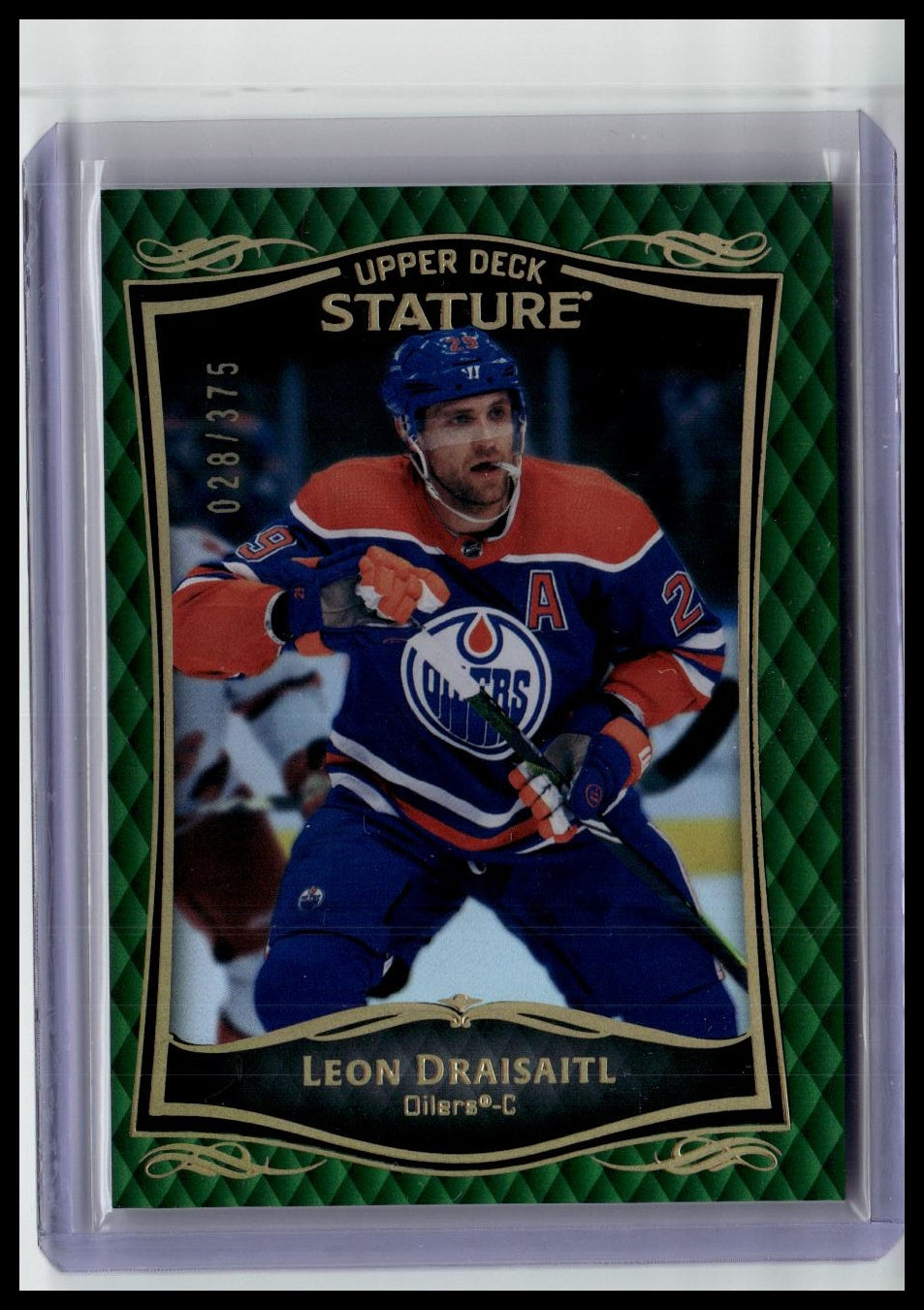 2024-25 Upper Deck Stature Green #7 Leon Draisaitl  #/249