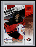 2025 Upper Deck Team Canada Juniors #124 Cole Reschny UD Exclusives #/100