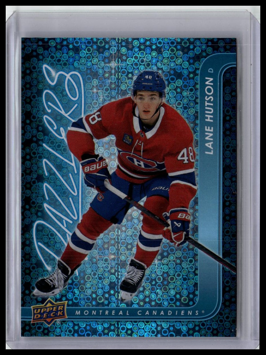 2024-25 Upper Deck #DZ-76 Lane Hutson Dazzlers Blue