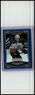 2024-25 Upper Deck Stature #43 Leo Carlsson 2023-24 Upper Deck Stature Blue #/99