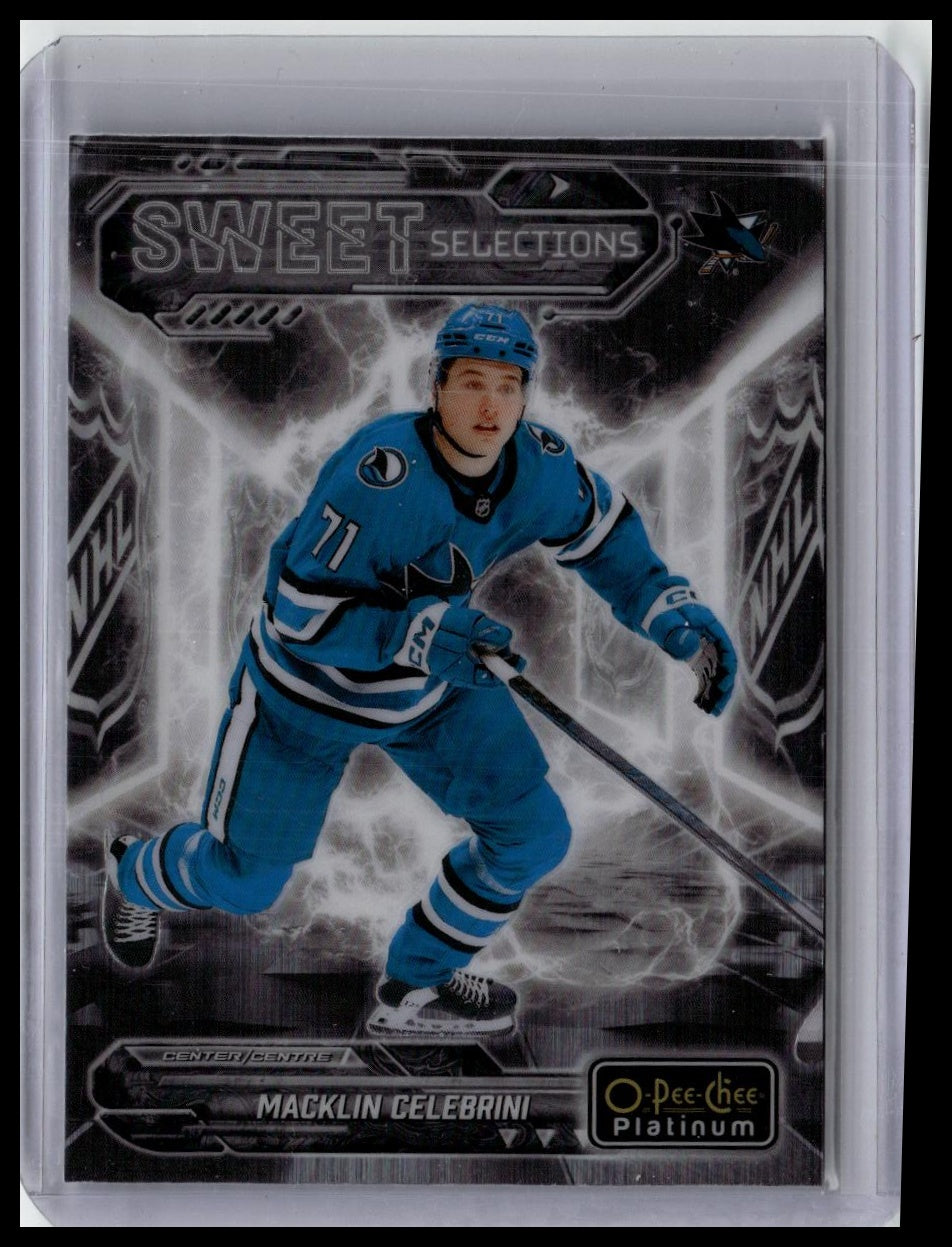 2024-25 O-Pee-Chee Platinum #SS-11 Macklin Celebrini Sweet Selections